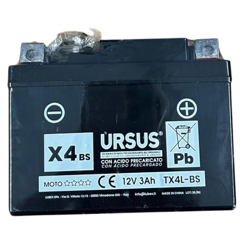 BATTERIA PER MOTO URSUS X4BS 3AH