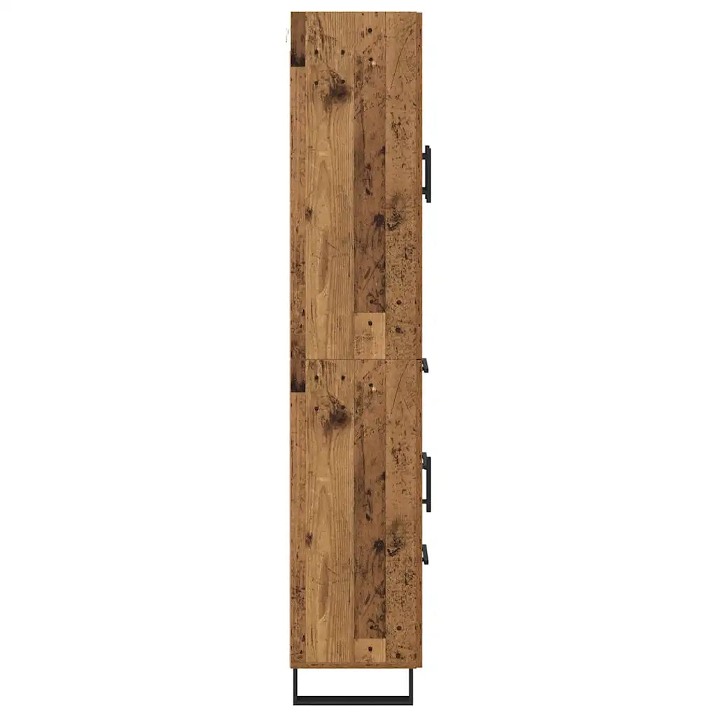 Credenza-Buffet-Armadio da cucina Legno vecchio 69,5 x 34 x 180 cm Legno multistrato 983777