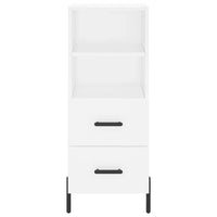 Credenza Bianca 34,5x34x90 cm in Legno Multistrato 828676