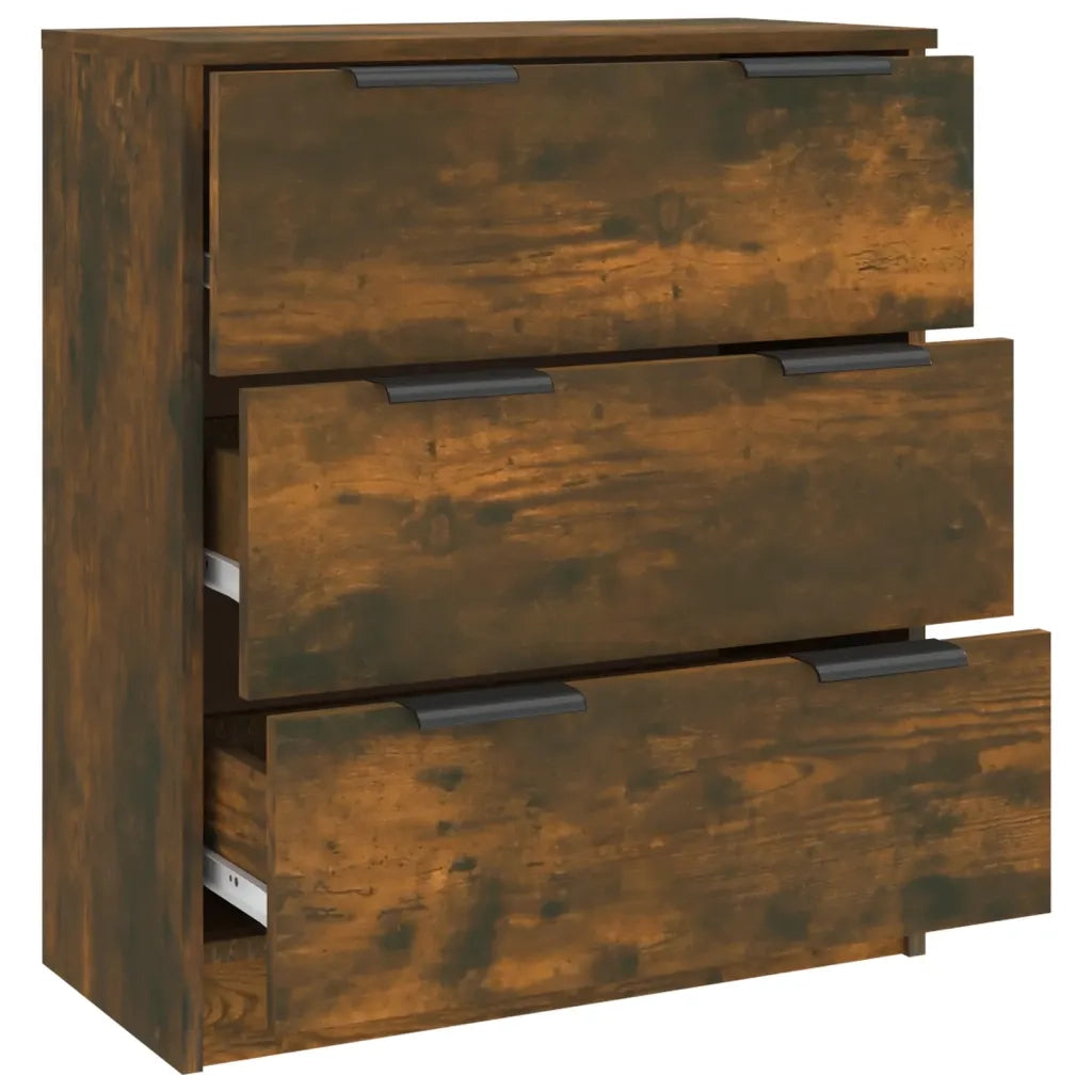 Credenza Rovere Fumo 60x30x70 cm in Legno tecnico 816985