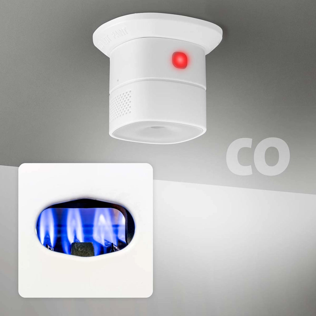 Rivelatore intelligente di monossido di carbonio SMARTCOA10 ZigBee 3.0 Bianco Alecto