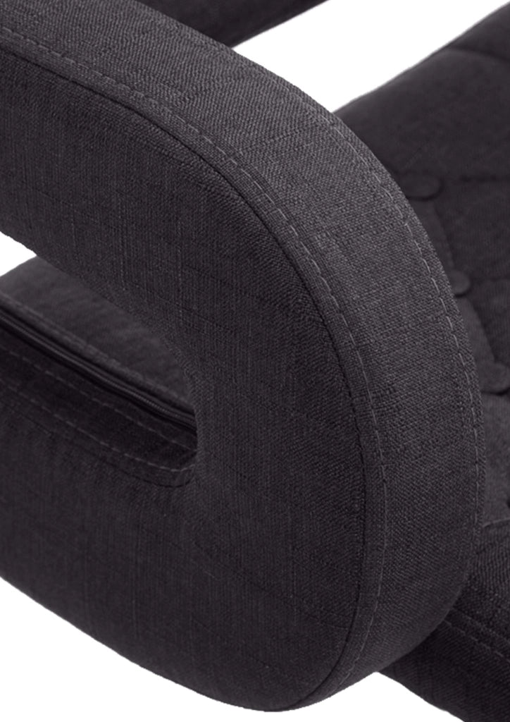 Set 2 Sgabelli Design Dublin In Tessuto nero