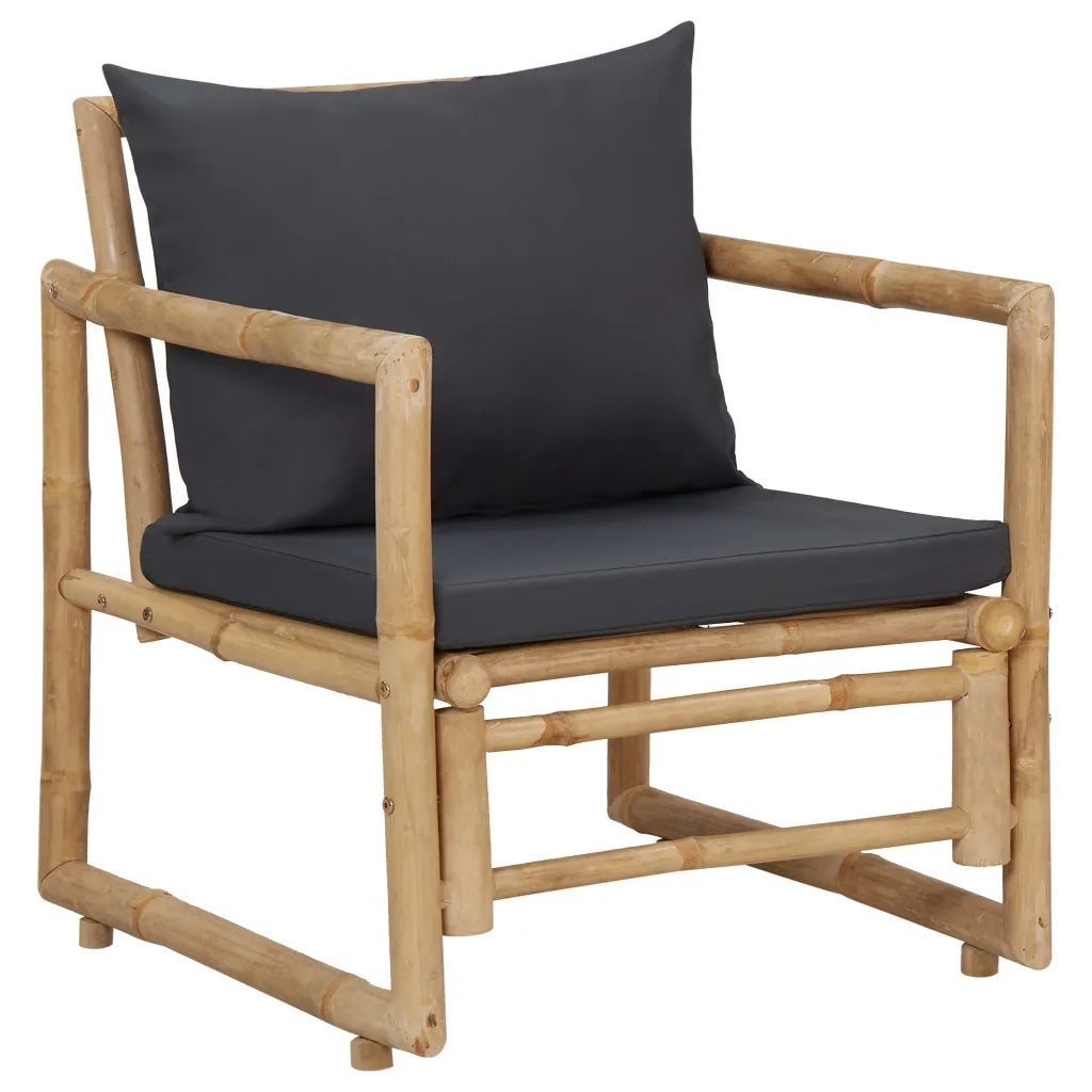 Set Divani da Giardino 4 pz con Cuscini in BambÃ¹ cod mxl 37779