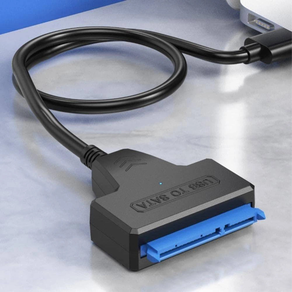 Trade Shop - Convertitore Cavo Adattatore Sata Usb 3.0 20cm Ssd Hdd Hard Disk Maxtech Sa-u3.0 -