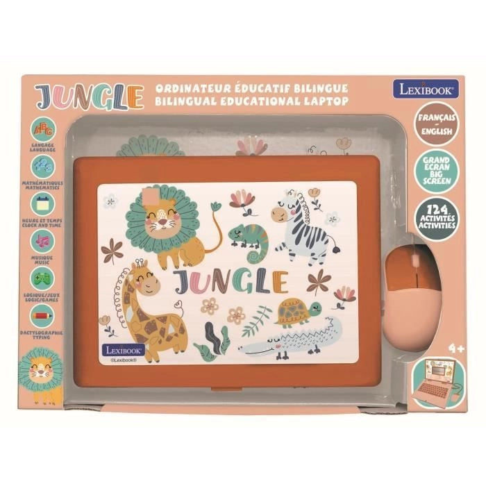 Lexibook - Computer educativo sui colori degli animali  124 attività (francese/inglese)