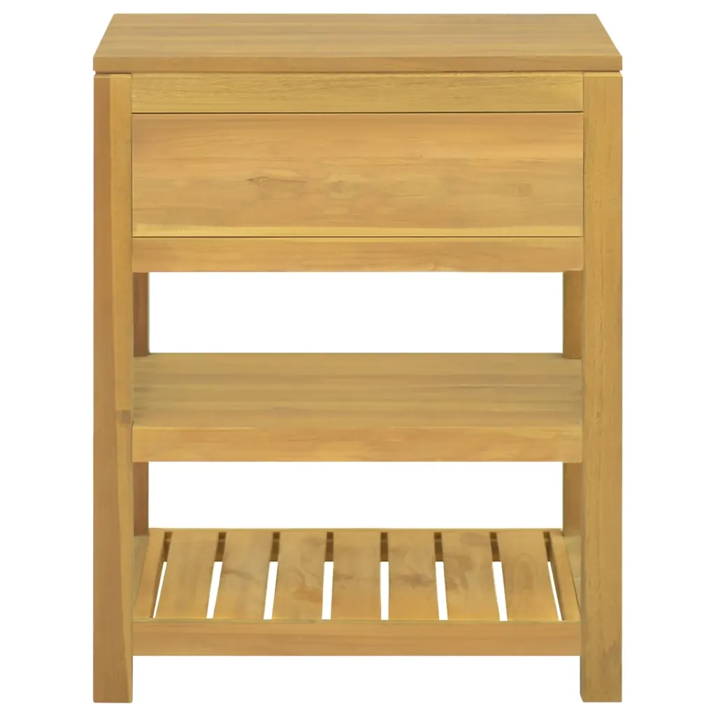Mobile da Bagno 60x45x75 cm in Legno Massello di Teak 338239