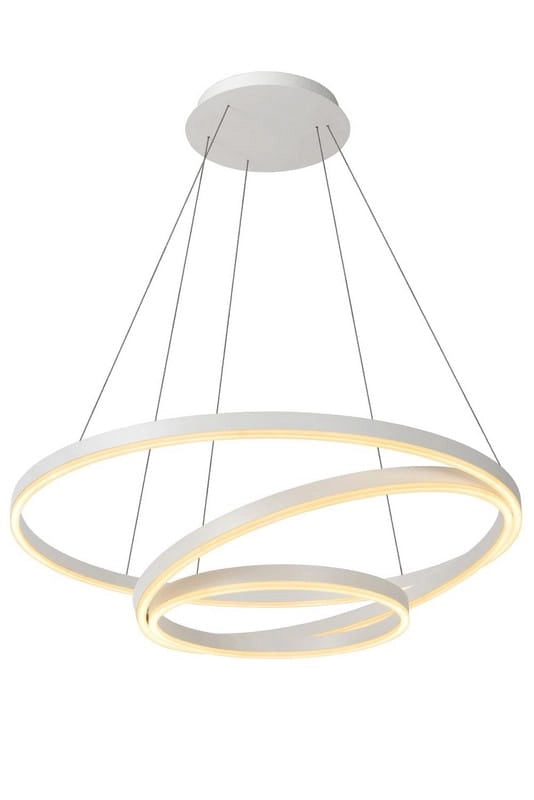 Lampadario Lucide Triniti LED 136W 3000K bianco 80cm