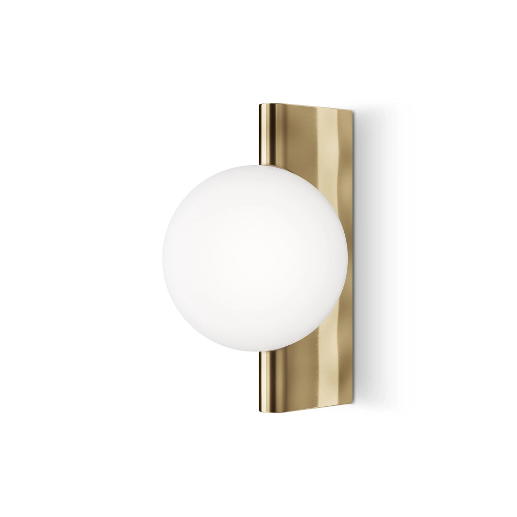 Maytoni applique contemporanea Avant-garde 1 luce G9 ottone metallo diffusore bianco