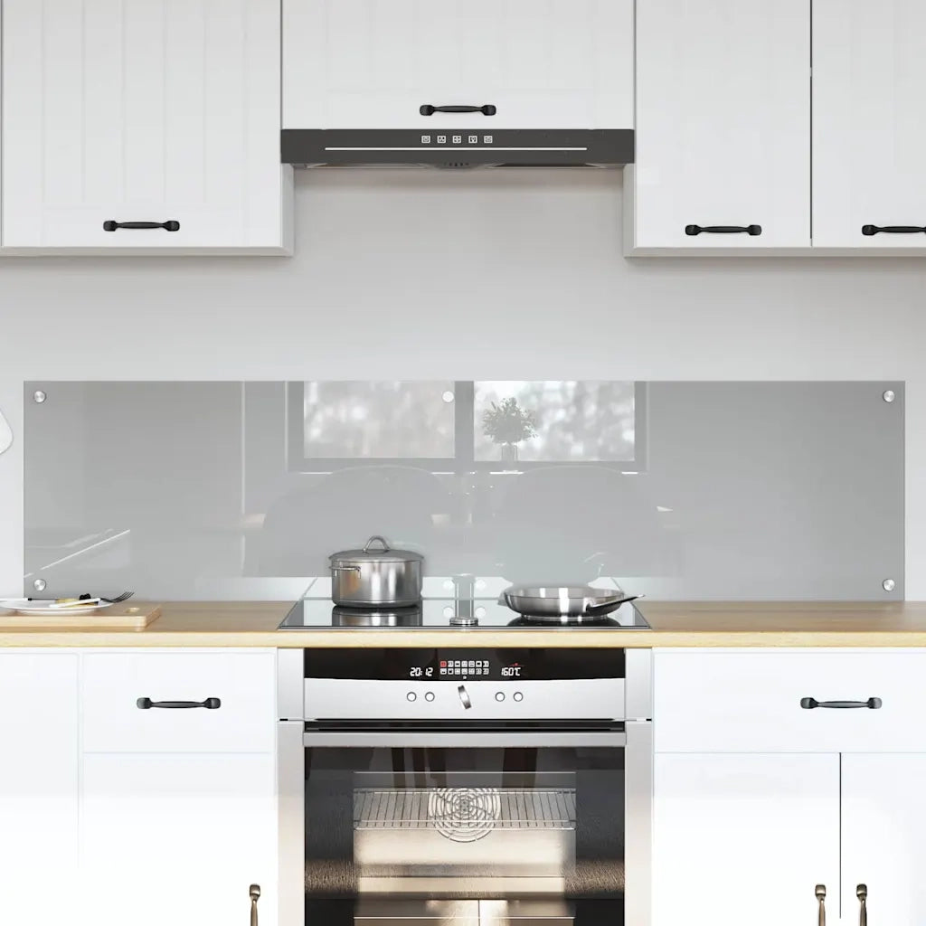 Schienale da cucina 2 pcs Grigio chiaro 80 x 40 cm 3415449