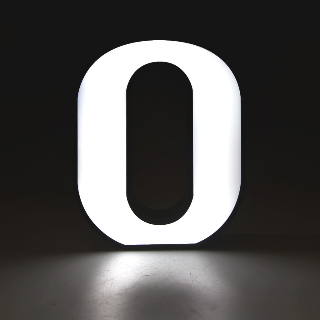 DECORAZIONE LUMINOSA LED A BATTERIA LETTERA O - IDEALE PER EVENTI COMPLEANNI E DECORAZIONI PER LA CASA