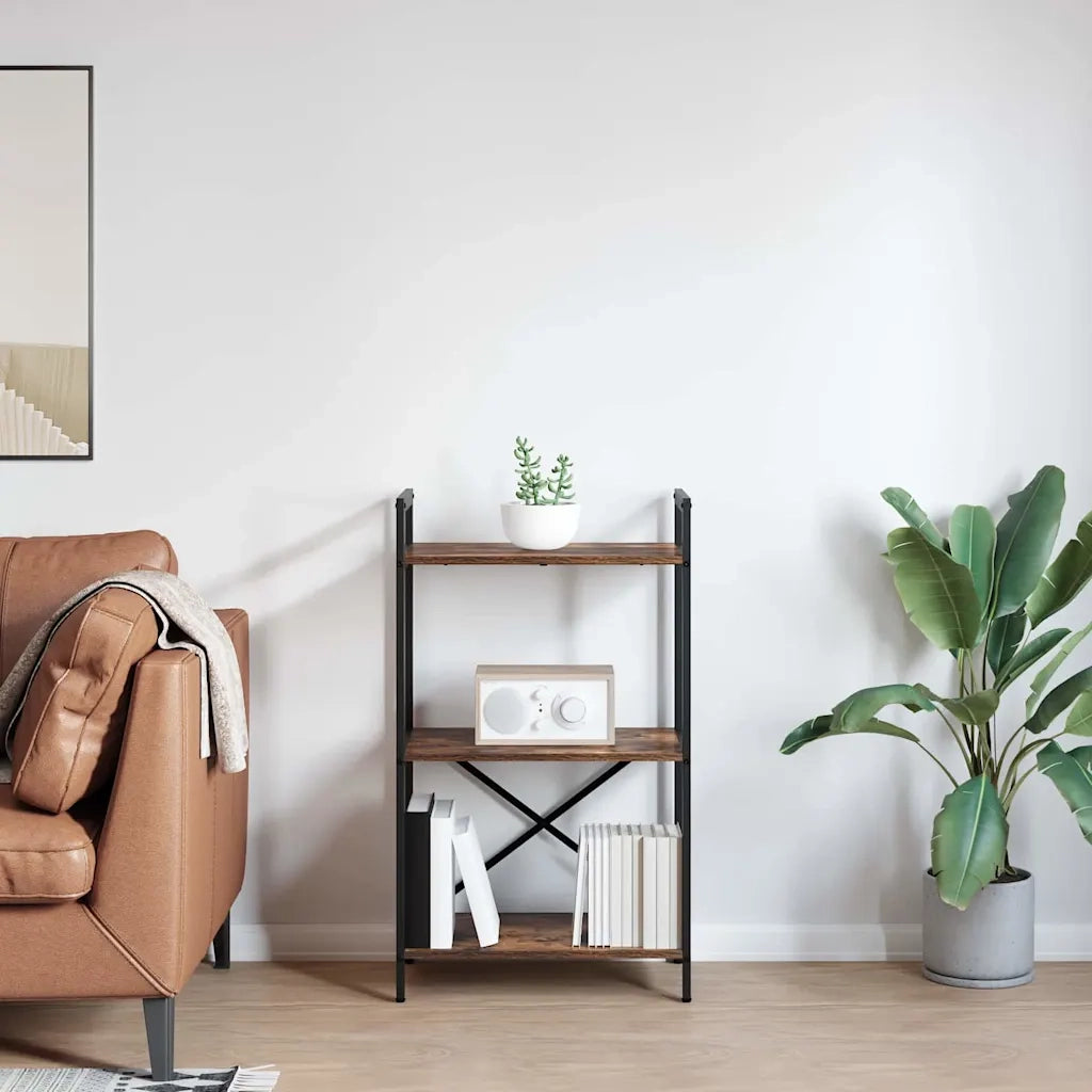 Libreria 3 livelli 56 x 34 x 96 cm Legno ingegnerizzato 883876