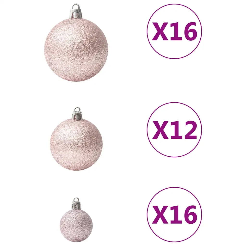 Set Palline di Natale 100 pz Rosa CFW2462620