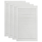 Porte a persiana a 4 pezzi legno di pino massiccio bianco 99,3 x 49,4 cm 02_0003936