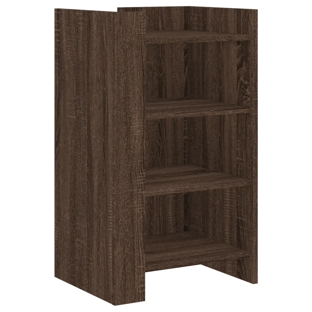 Credenza Rovere Marrone 45x35x75 cm in Legno Multistrato 848387