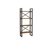 Libreria in legno "Alaro" - 66 x 32 x 150 cm - Noce