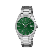 Orologio casio utp 1302pd 3a1vef silver e green