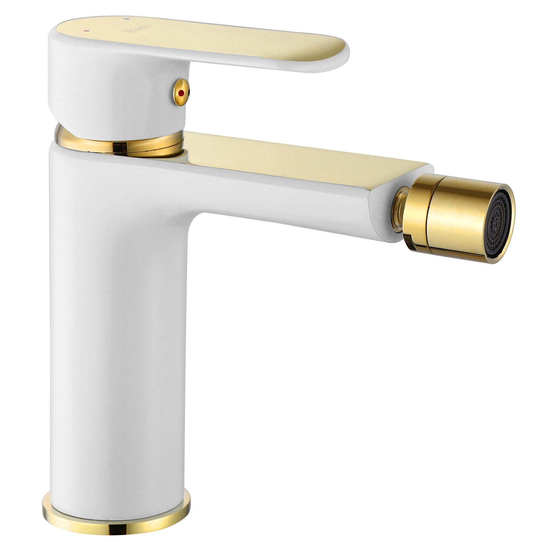 Rubinetto Da Bidet Rea Bloom White Gold