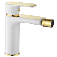 Rubinetto Da Bidet Rea Bloom White Gold