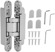 Scharniere per Porte 180 gradi Regolabili - Scharniere Nascosti - Scharniere Invisibili - Scharniere per Armadi - Scharniere per Porte - Adatto per Porte da 35 mm a 850 mm