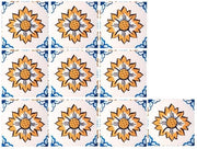 Sticker per Tegel 10 pezzi - 20 cm × 20 cm - Idrorepellente - Rimovibile - PVC - Ideale per cucina/bagno - Sticker per parete