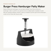 Hamburger Mal Arbeidsbesparende - Keuken Gereedschap - Sicuro - Materiali di Alta Qualità - Design Moderno - Hamburgermaker