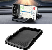 Matrice antislip multifunzionale per auto, con spazio di stoccaggio sul cruscotto, matrice antislip siliconica 3 in 1, matrice antislip con adesivo per auto, per decorazioni, chiavi, occhiali e smartphone.