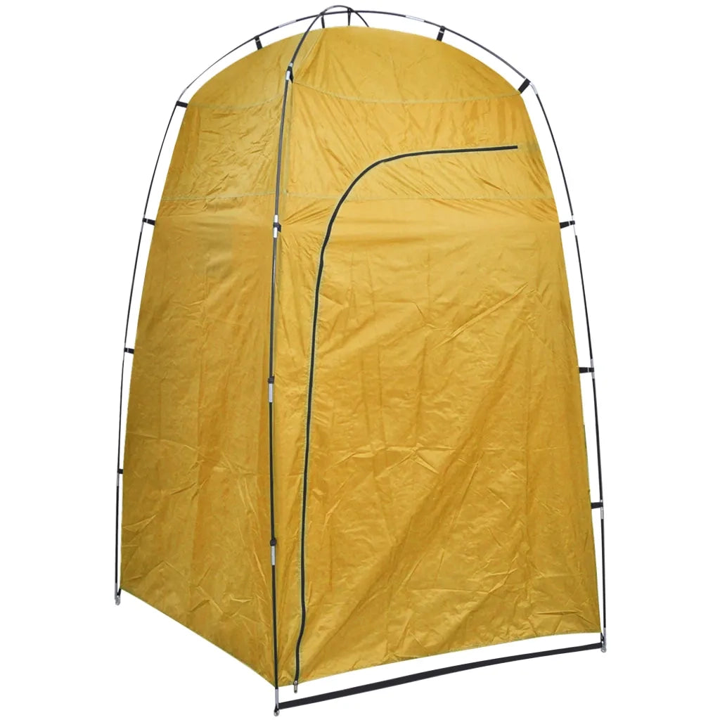 Tenda per Doccia/WC/Spogliatoio-Tenda Doccia Portatile Gialla