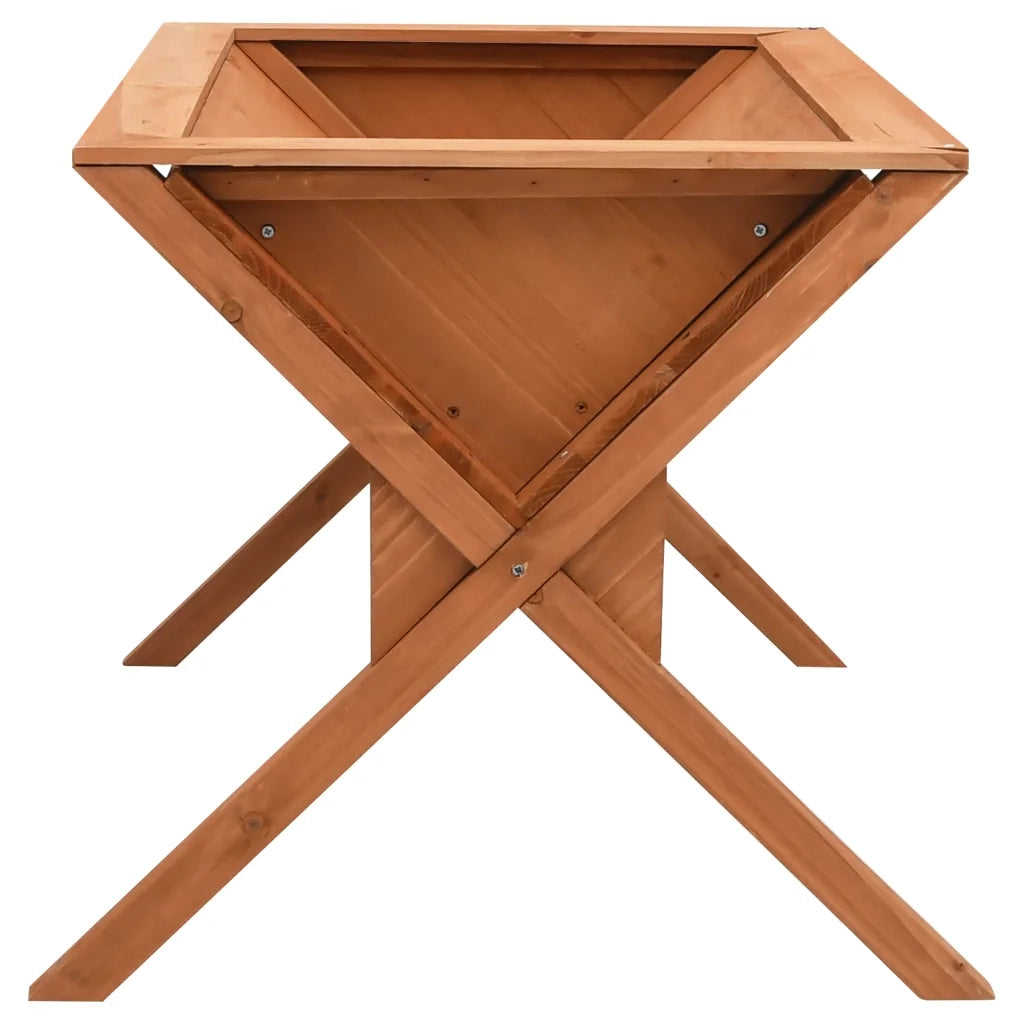 Fioriera-Vaso-Contenitore per Piante 90x55x56 cm in Legno di Abete