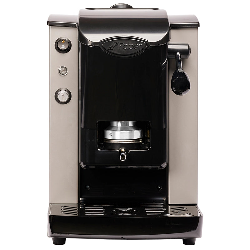 FABER SLOT PLAST LITE GRIGIO / NERO (SPGRINLT) - MACCHINA CAFFE A CIALDE - TERMOREGOLATORE 95 GRADI - PRESSACIALDA ESTRAIBILE