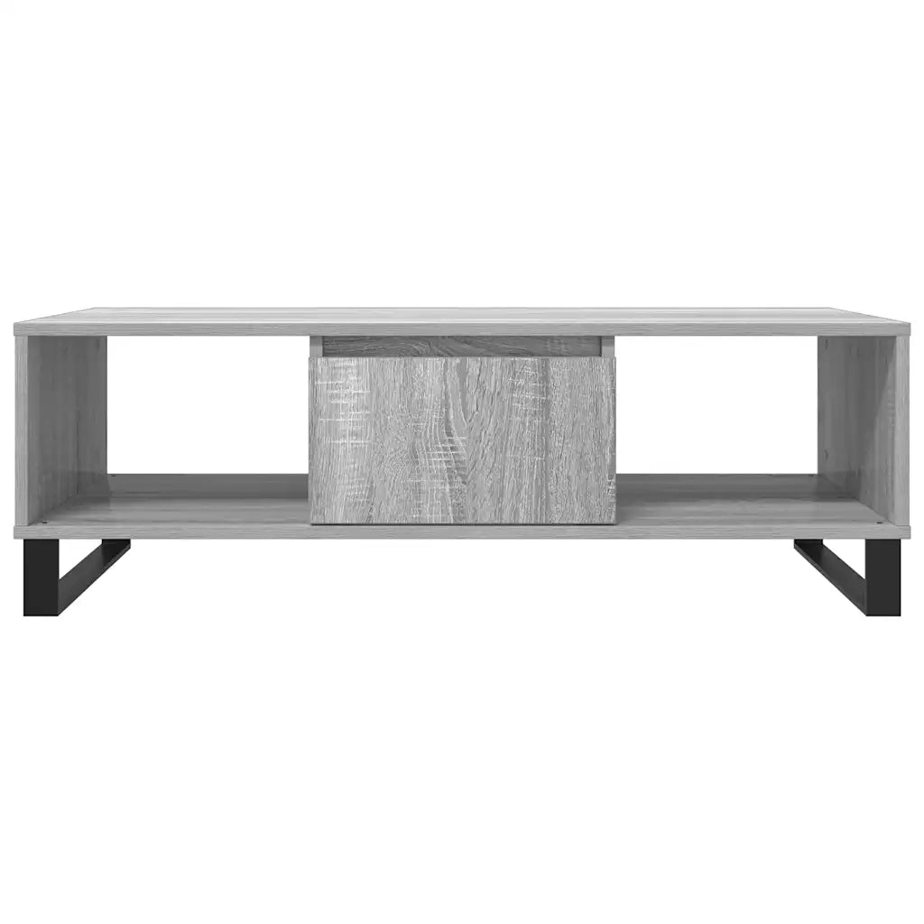 Tavolino da salotto | Tavolino da caff¨¨ | Tavolino da Soggiorno Grigio Sonoma 104x60x35cm Legno Multistrato