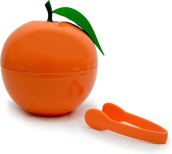 Igloo doppio contenitore per ghiaccio a forma di arancia - con manico - 700 ml