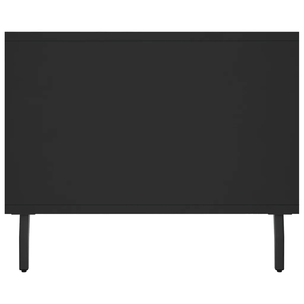 Tavolino da Salotto Nero 102x50x40 cm in Legno Multistrato 829317