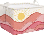 Cassa di conservazione pieghevole per camera da letto impermeabile in forma rettangolare con maniglia, 40 x 30 x 30 cm