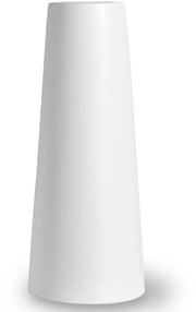 Vaso Ceramico Bianco per Decorazione di Tavola Interna, Vasi Moderni per Fiori per Ambiente Casa Sala da Pranzo Decorazione di Ufficio - 25 cm