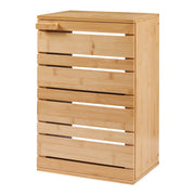 Mobiletto/scaffale da parete per bagno 50 x 33 x 20 cm bambù naturale 03_0008890