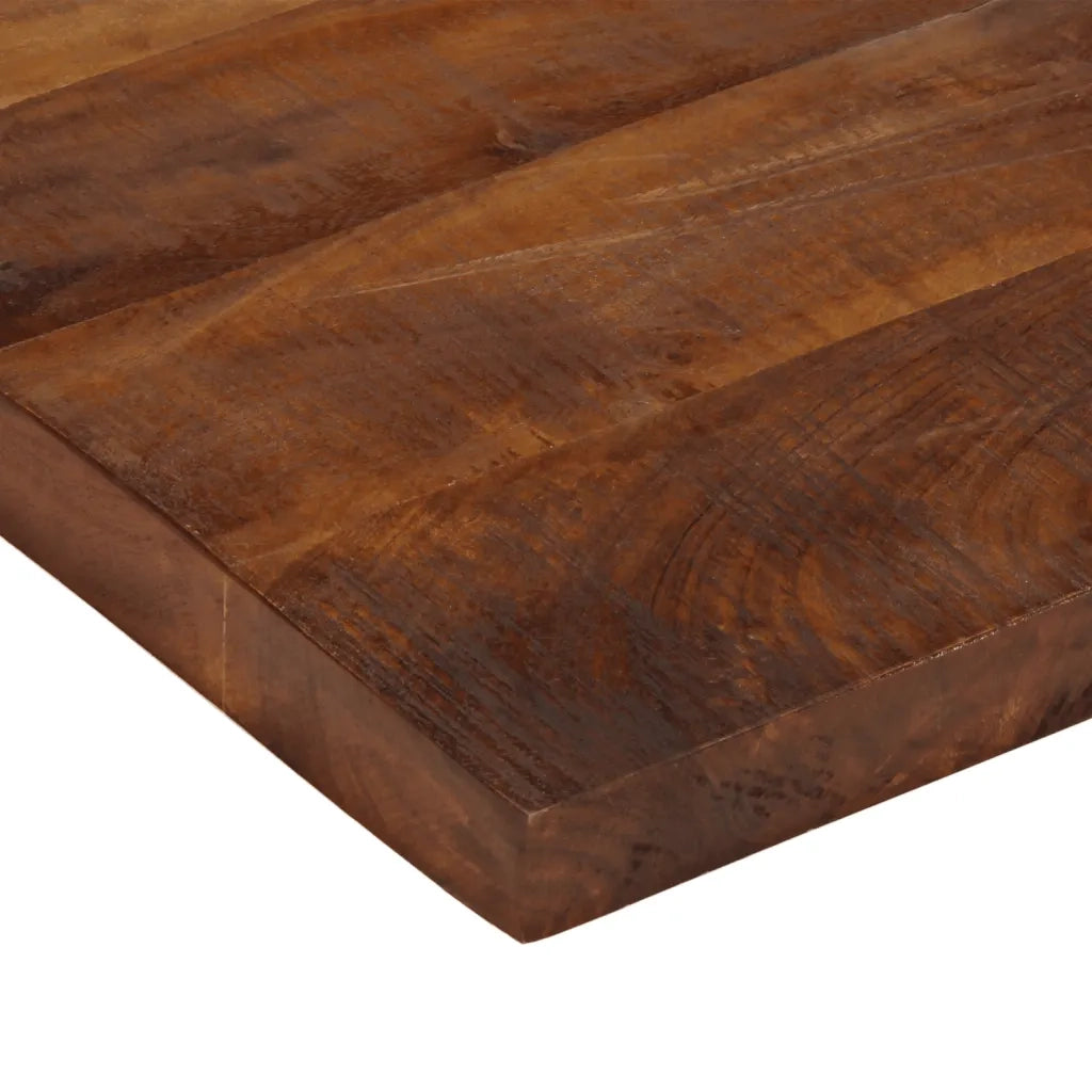 Piano Tavolo 80x60x2,5 cm Rettangolare in Massello di Recupero 371197