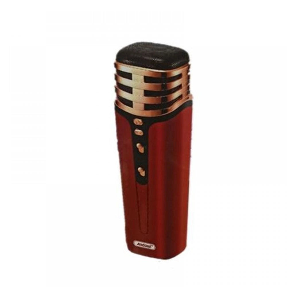 Trade Shop - Microfono Per Karaoke Wireless Senza Fili Altoparlante Bluetooth Fm Radio Q-l838 -