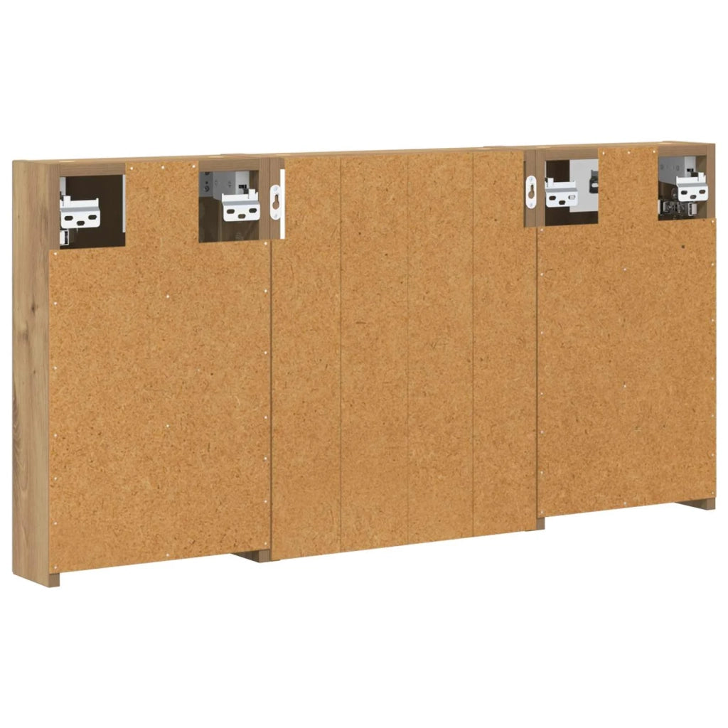 Set di Armadi da Bagno con lo scaffale 3 pcs 100 x 10,5 x 50 cm