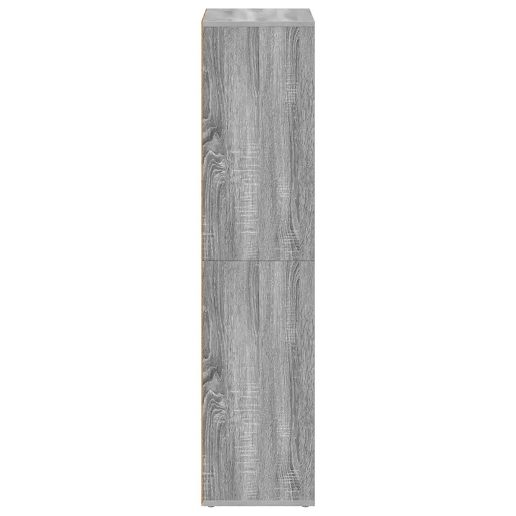 Libreria/Credenza Grigio Sonoma 66x30x130 cm Legno Multistrato cod mxl 6549