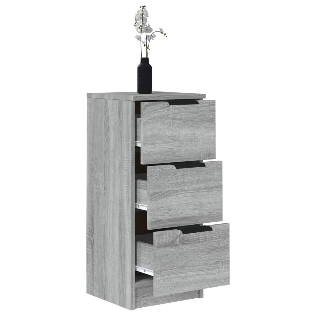 Credenza Grigio Sonoma 30x30x70 cm in Legno Multistrato 817014