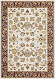 Tappeto BABIL cm.160x230 disegno classico orientale colore crema e rosso