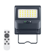Trade Shop - Lampione Faro Con Pannello Solare 50 Watt Sensore Crepuscolare Luce Fredda Ip65 Es-p-50f -
