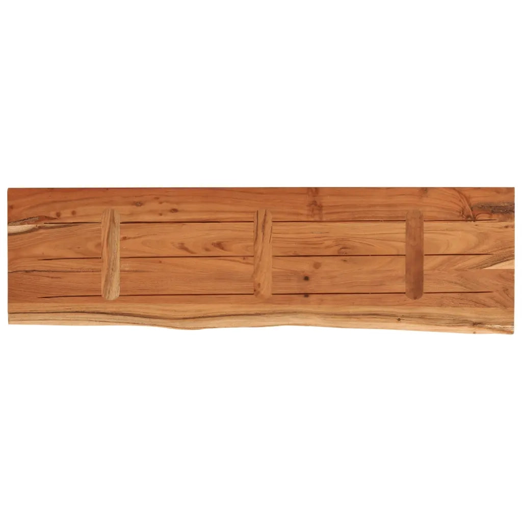 vidaXL Mensola Muro 100x30x3,8cm Rettangolare Legno Acacia Bordi Vivi