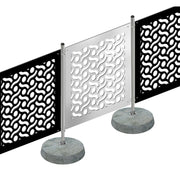 BODIES - Pannello in PVC traforato - Parasole Misura: 48x48 cm, Colore: bianco