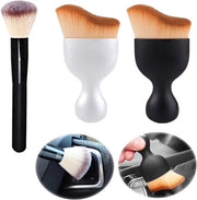 Set di Spazzole a Dettaglio da 3 pezzi - Spazzole Multi-funzione - Per Auto Interno e Esterno - Manico Ergonomico - Setole Ultra-tenere - Dimensione Ideale - Spazzola Auto per la Pulizia