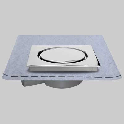 CHIUSINO 15 X 15 CON PILETTA AVVITABILE E GUAINA  cm 15x15  guaina 1 x 1     STAMPLAST