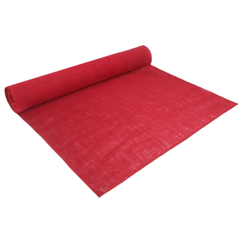 Rotolo di Juta 100 x 500 cm Rosso 42012170