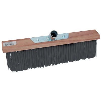 SCOPA INDUSTRIALE FIBRA DURA - DORSO LEGNO SETOLA DURA CM 60 F.MM 26- 6 pezzi