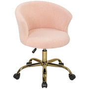 Sedia da ufficio ergonomica regolabile in altezza ¨C zephmum ¨C rosa