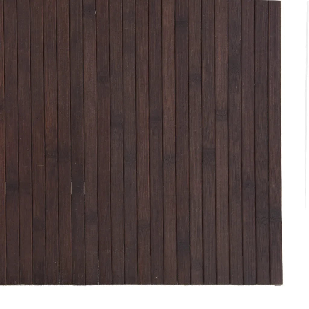 Tappeto Rettangolare Marrone Scuro 80x400 cm in BambÃ¹